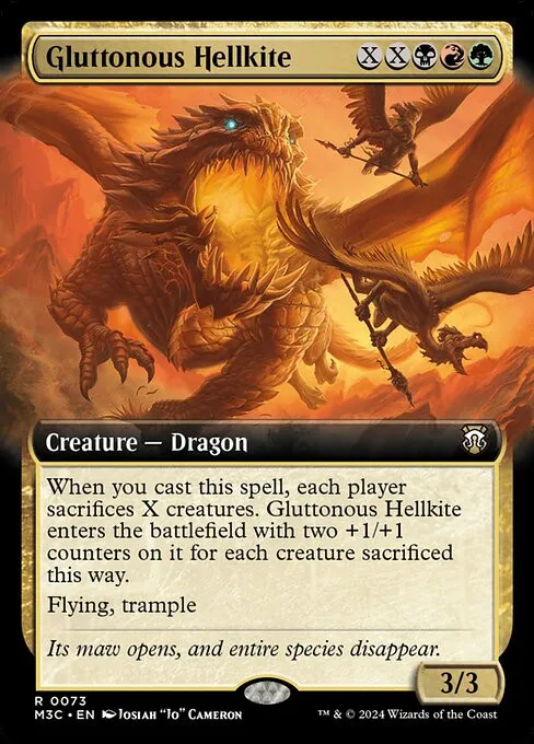 Gluttonous Hellkite - Foil