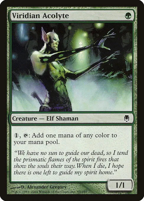 Viridian Acolyte - Foil