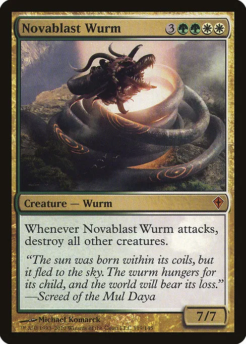 Novablast Wurm - Foil