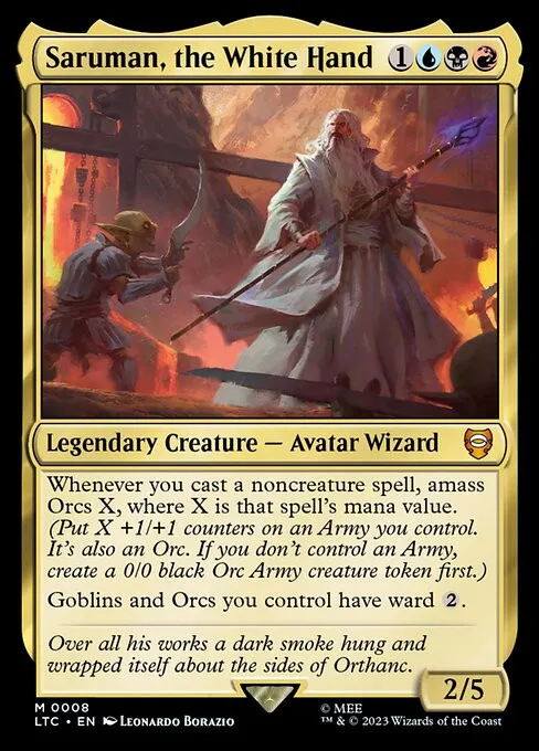 Saruman, the White Hand - Foil