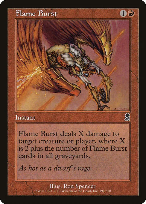 Flame Burst - Foil