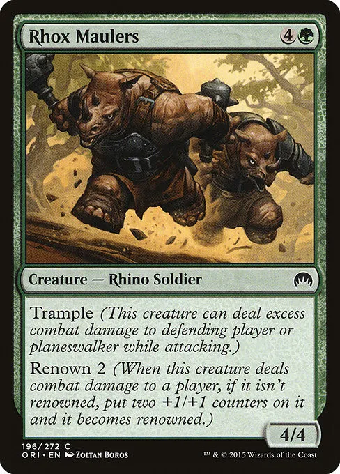 Rhox Maulers - Foil