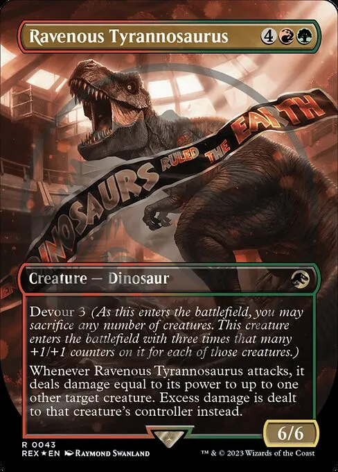 Ravenous Tyrannosaurus - Foil