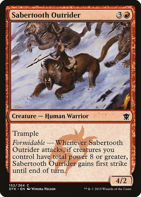Sabertooth Outrider - Foil
