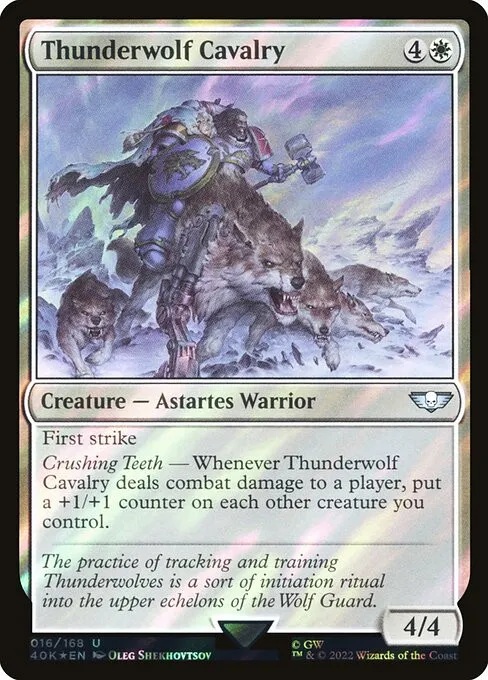 Thunderwolf Cavalry - Foil