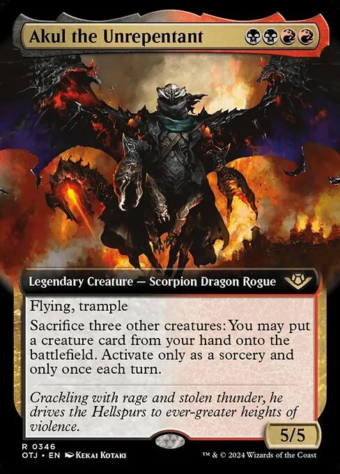 Akul the Unrepentant - Foil