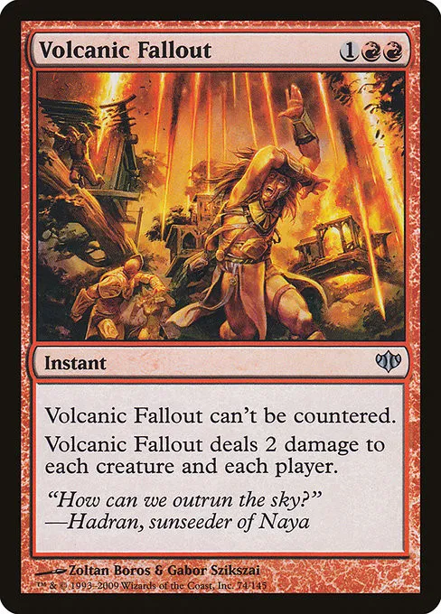 Volcanic Fallout - Foil