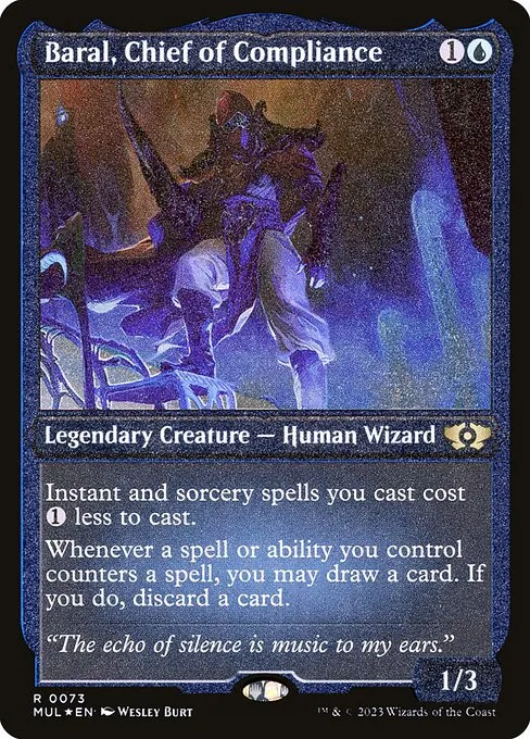 Baral, Chief of Compliance - Foil