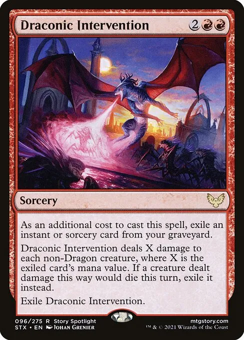 Draconic Intervention - Foil