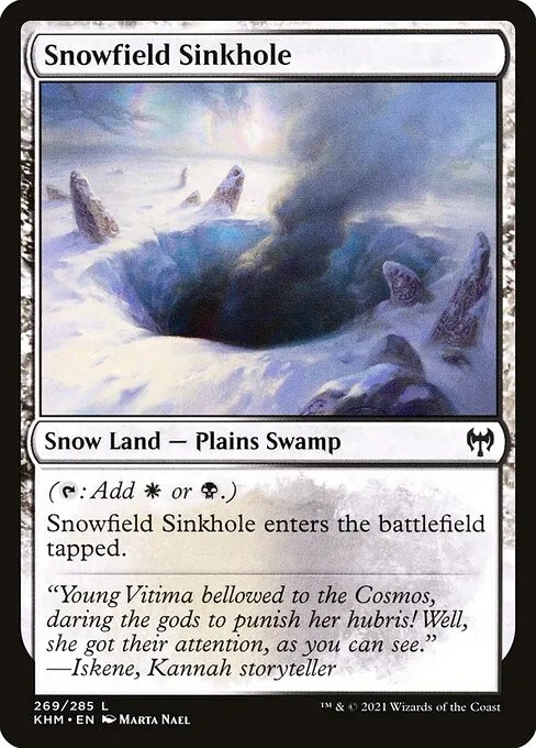Snowfield Sinkhole - Foil