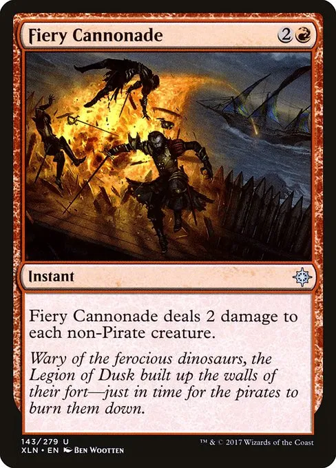 Fiery Cannonade - Foil