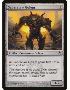 Saberclaw Golem - Foil