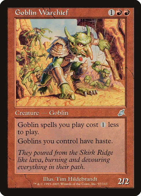 Goblin Warchief - Foil