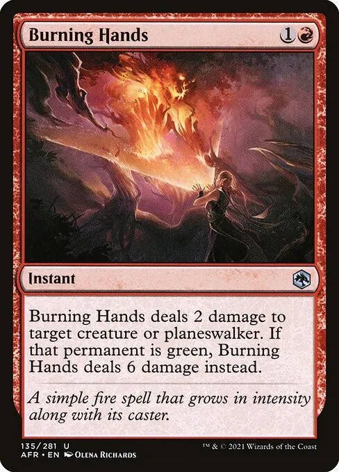Burning Hands - Foil