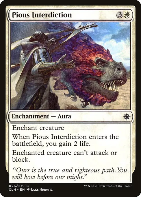 Pious Interdiction - Foil