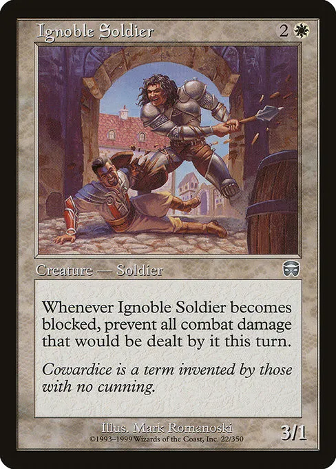 Ignoble Soldier - Foil