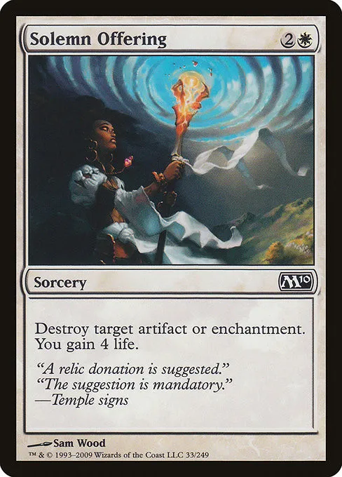 Solemn Offering - Foil