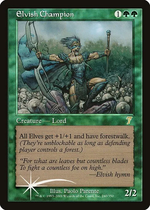 Elvish Champion - Foil