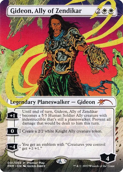 Gideon, Ally of Zendikar - Foil