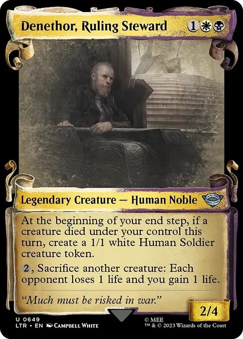 Denethor, Ruling Steward - Foil