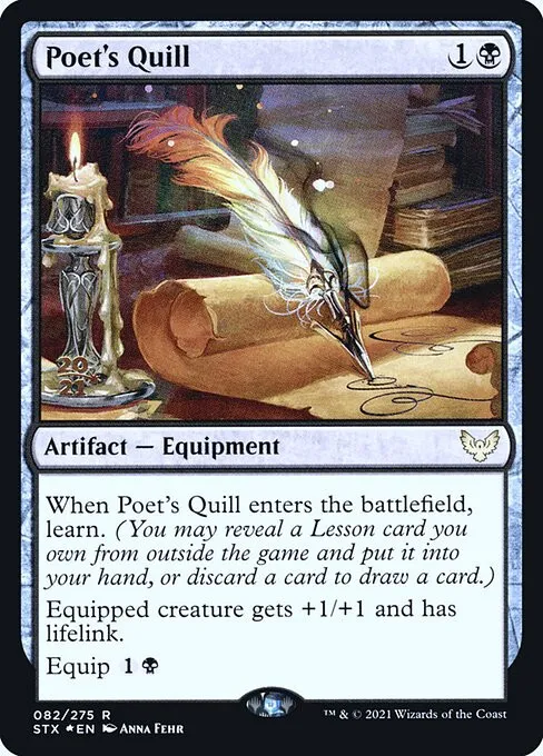 Poet's Quill - Foil