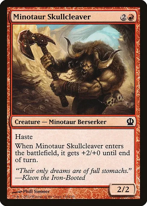 Minotaur Skullcleaver - Foil