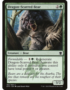 Dragon-Scarred Bear - Foil