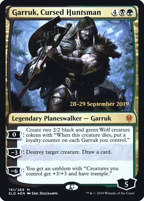 Garruk, Cursed Huntsman - Foil