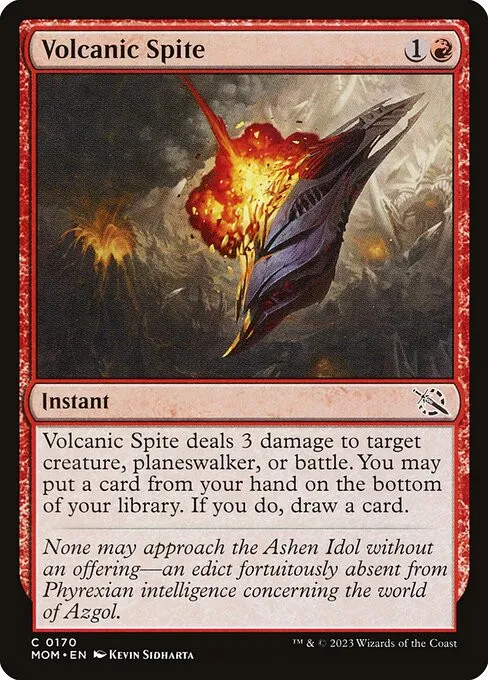 Volcanic Spite - Foil