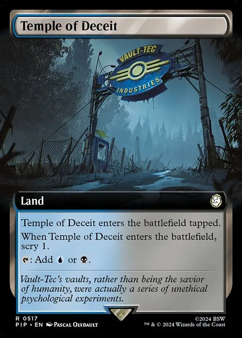 Temple of Deceit - Foil