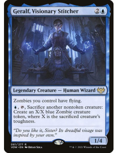 Geralf, Visionary Stitcher