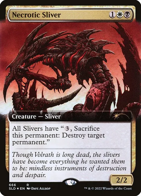 Necrotic Sliver - Foil