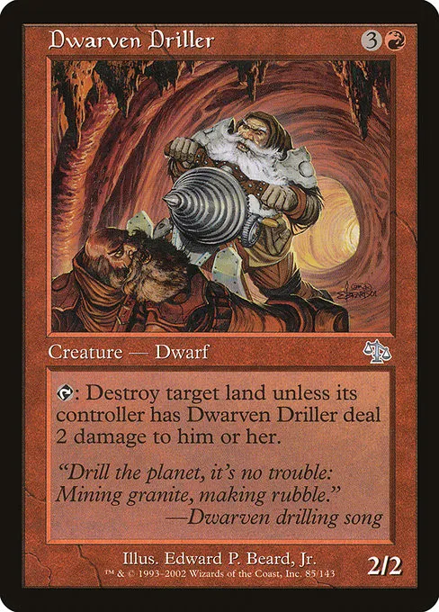 Dwarven Driller - Foil