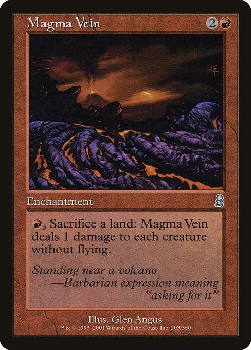 Magma Vein - Foil
