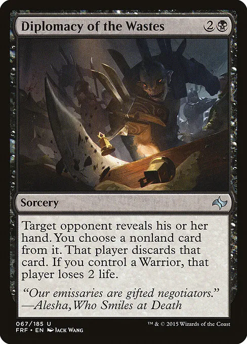 Diplomacy of the Wastes - Foil
