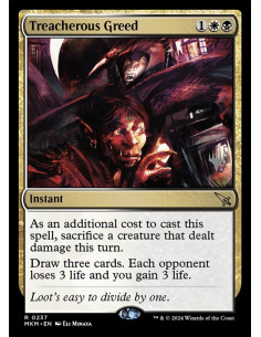 Treacherous Greed - Foil