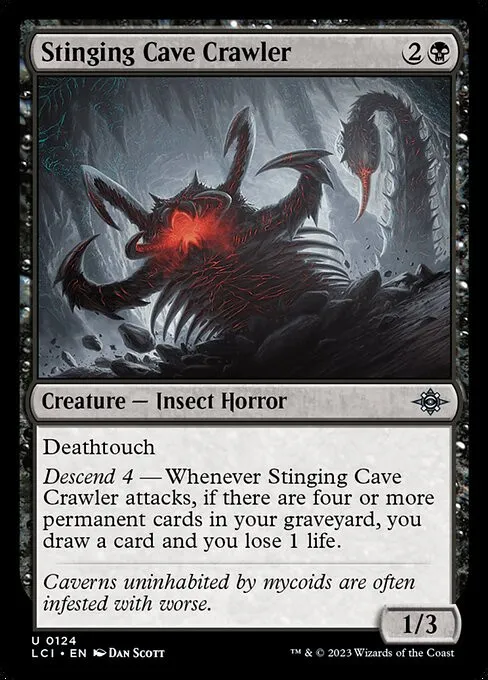 Stinging Cave Crawler - Foil