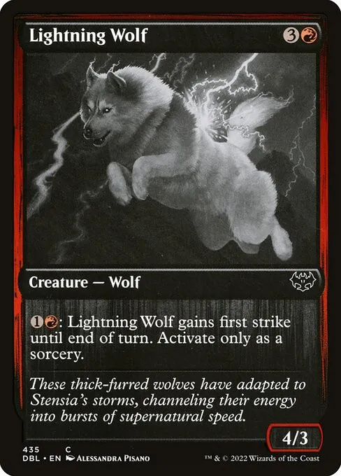 Lightning Wolf - Foil