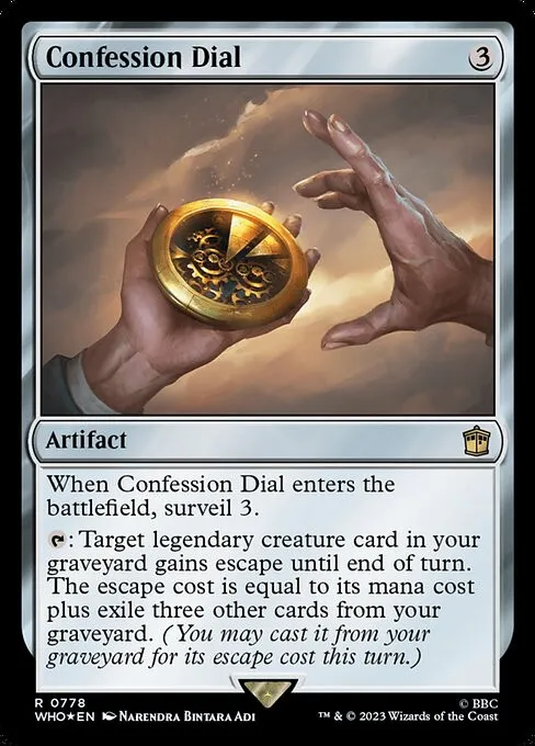 Confession Dial - Foil