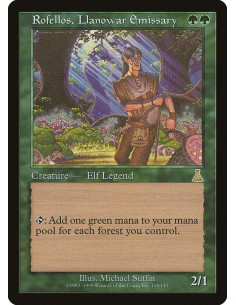 Rofellos, Llanowar Emissary - Foil