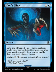 Don't Blink - Foil