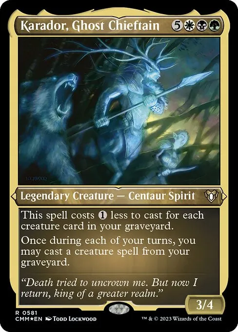 Karador, Ghost Chieftain - Foil