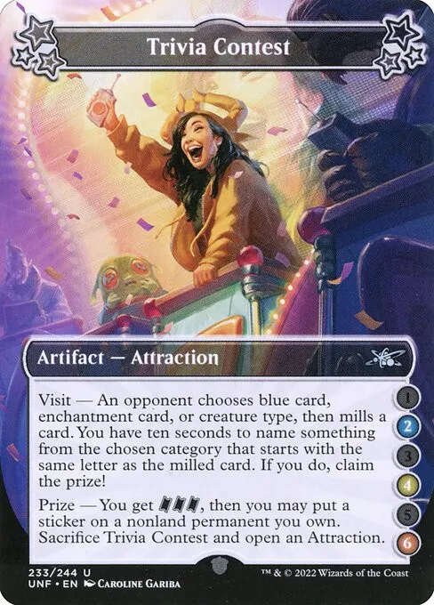 Trivia Contest - Foil