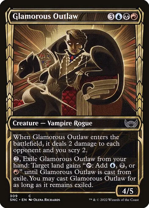 Glamorous Outlaw - Foil