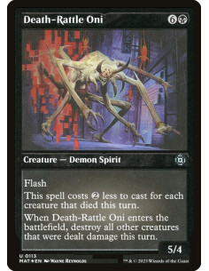 Death-Rattle Oni - Foil