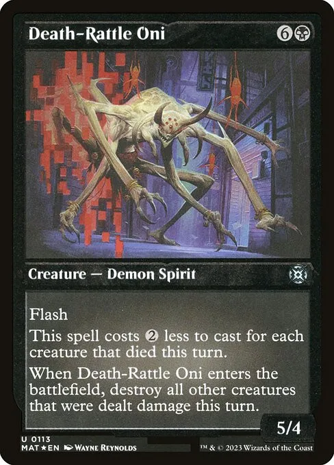 Death-Rattle Oni - Foil