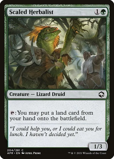Scaled Herbalist - Foil