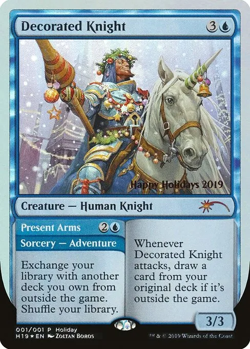 Decorated Knight // Present Arms - Foil
