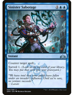 Sinister Sabotage - Foil