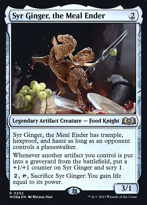 Syr Ginger, the Meal Ender - Foil